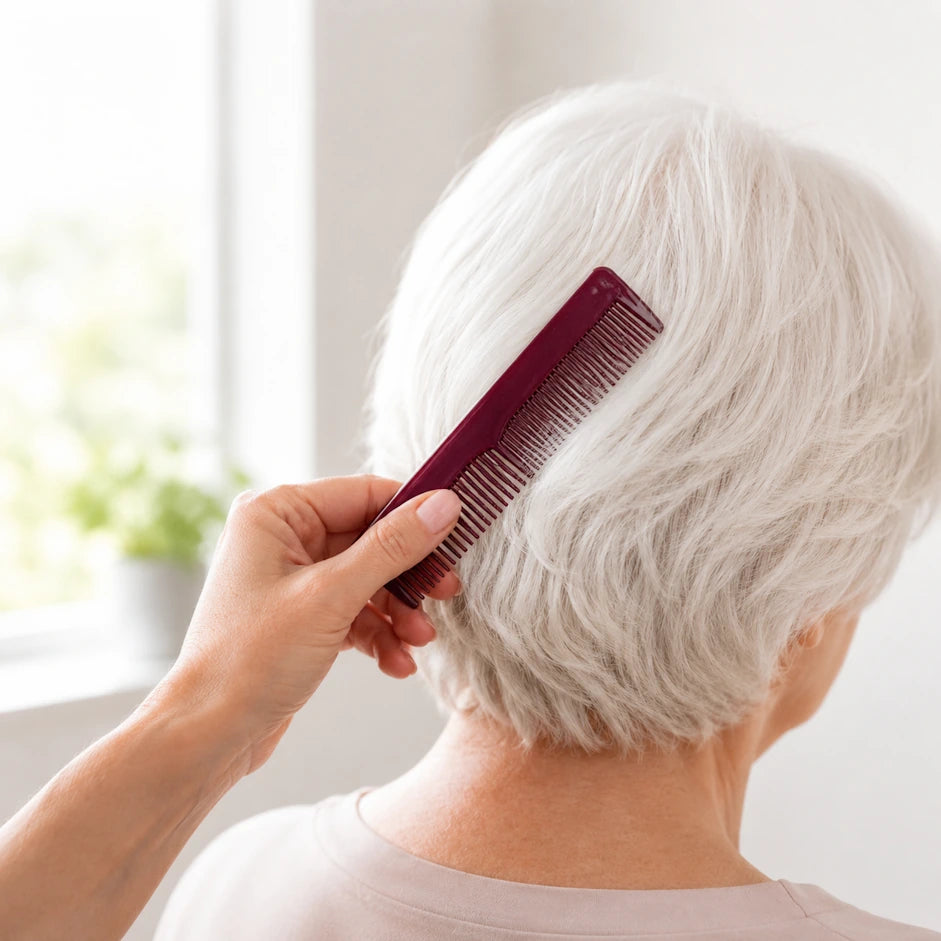 Meditrade Einweghaarkamm braun, einzeln verpackt – 1 Stück