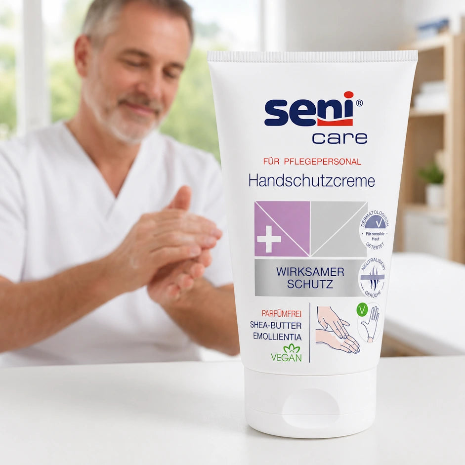 Seni Care Handschutzcreme für Pflegepersonal parfümfrei 100 ml – 1 Tube