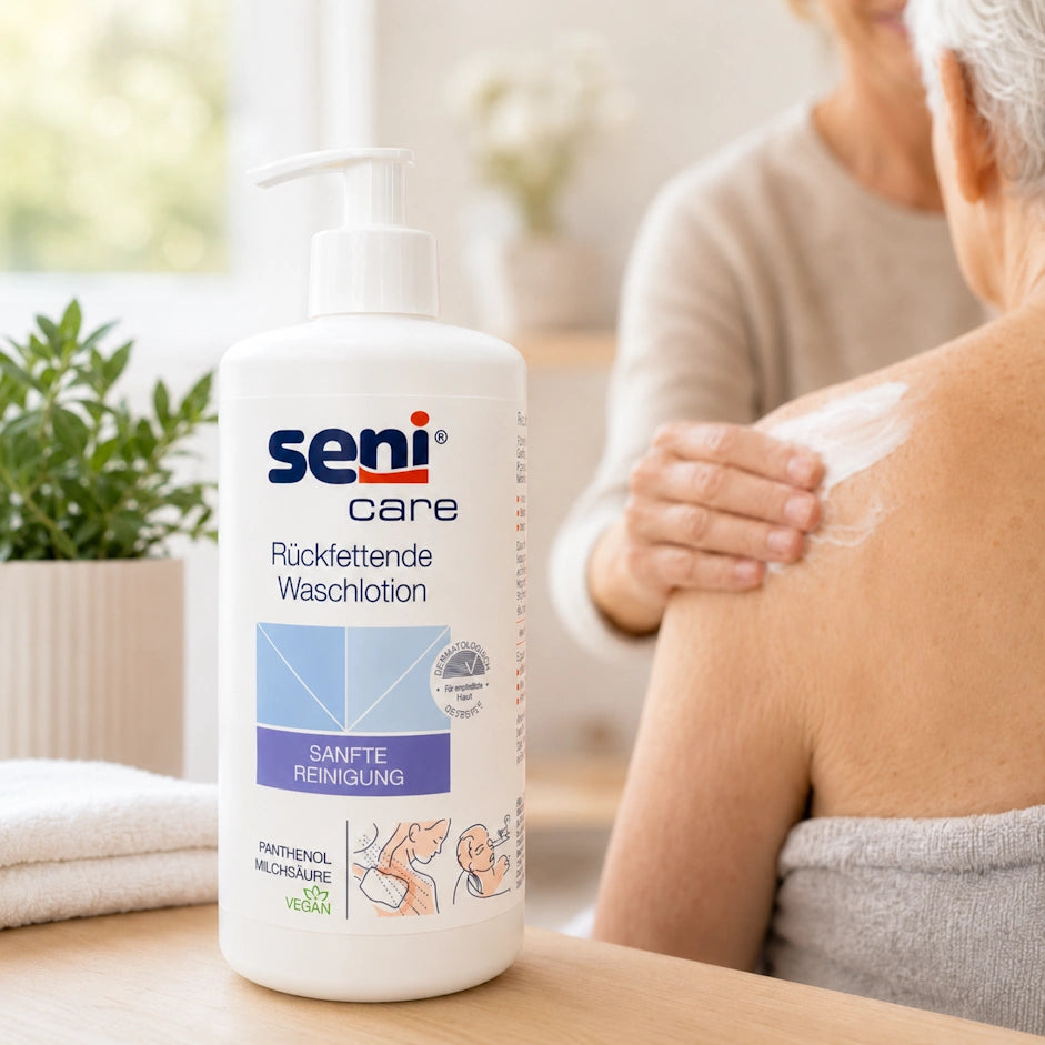 Seni Care Rückfettende Waschlotion 500 ml – 1 Flasche
