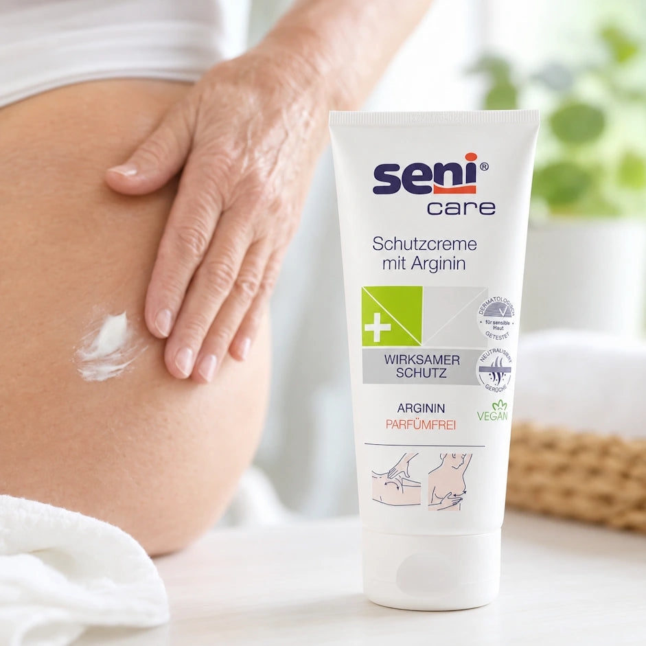Seni Care Hautschutzcreme mit Arginin parfümfrei 200 ml – 1 Tube