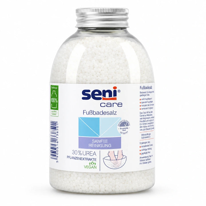 Seni Care Fußbadesalz mit 30% Urea 420 g – 1 Dose