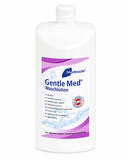 Meditrade Gentle Med Waschlotion pH-hautneutral – 500 ml Flasche