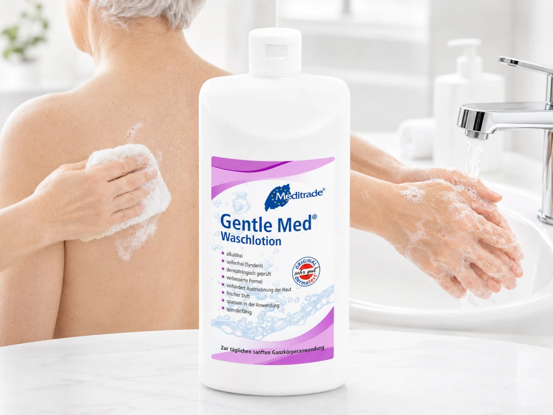Meditrade Gentle Med Waschlotion pH-hautneutral – 500 ml Flasche