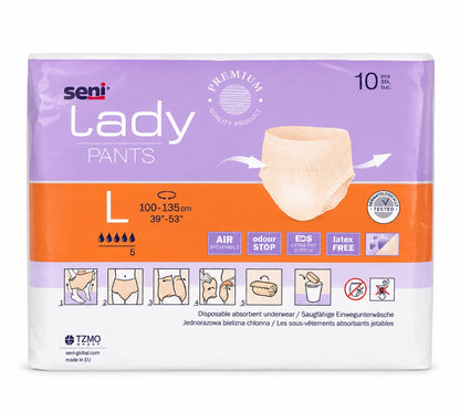 Seni Lady Pants Inkontinenzhosen für Frauen (10 Stück)
