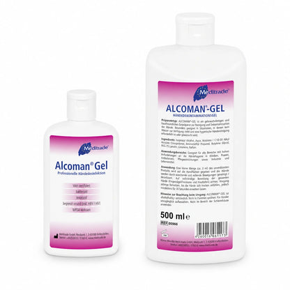 Meditrade Alcoman Gel alkoholische Händedesinfektion 100 ml / 500 ml