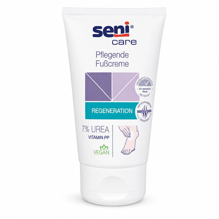 Seni Care Pflegende Fußcreme mit 7% Urea 100 ml – 1 Tube