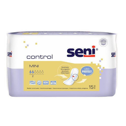 Seni Control Inkontinenzeinlagen – 15 Stück