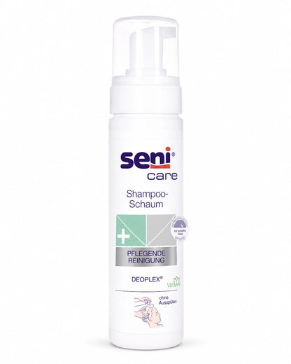 Seni Care Shampoo-Schaum zur Haarwäsche ohne Wasser – 200 ml Dose