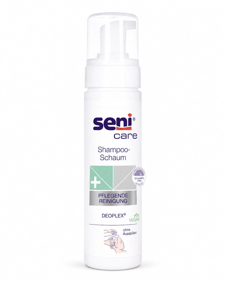 Seni Care Shampoo-Schaum zur Haarwäsche ohne Wasser – 200 ml Dose