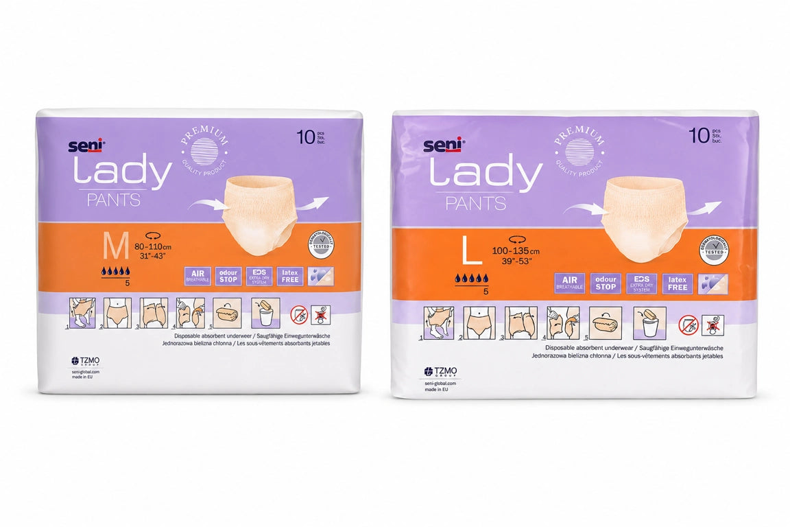 Seni Lady Pants Inkontinenzhosen für Frauen (10 Stück)