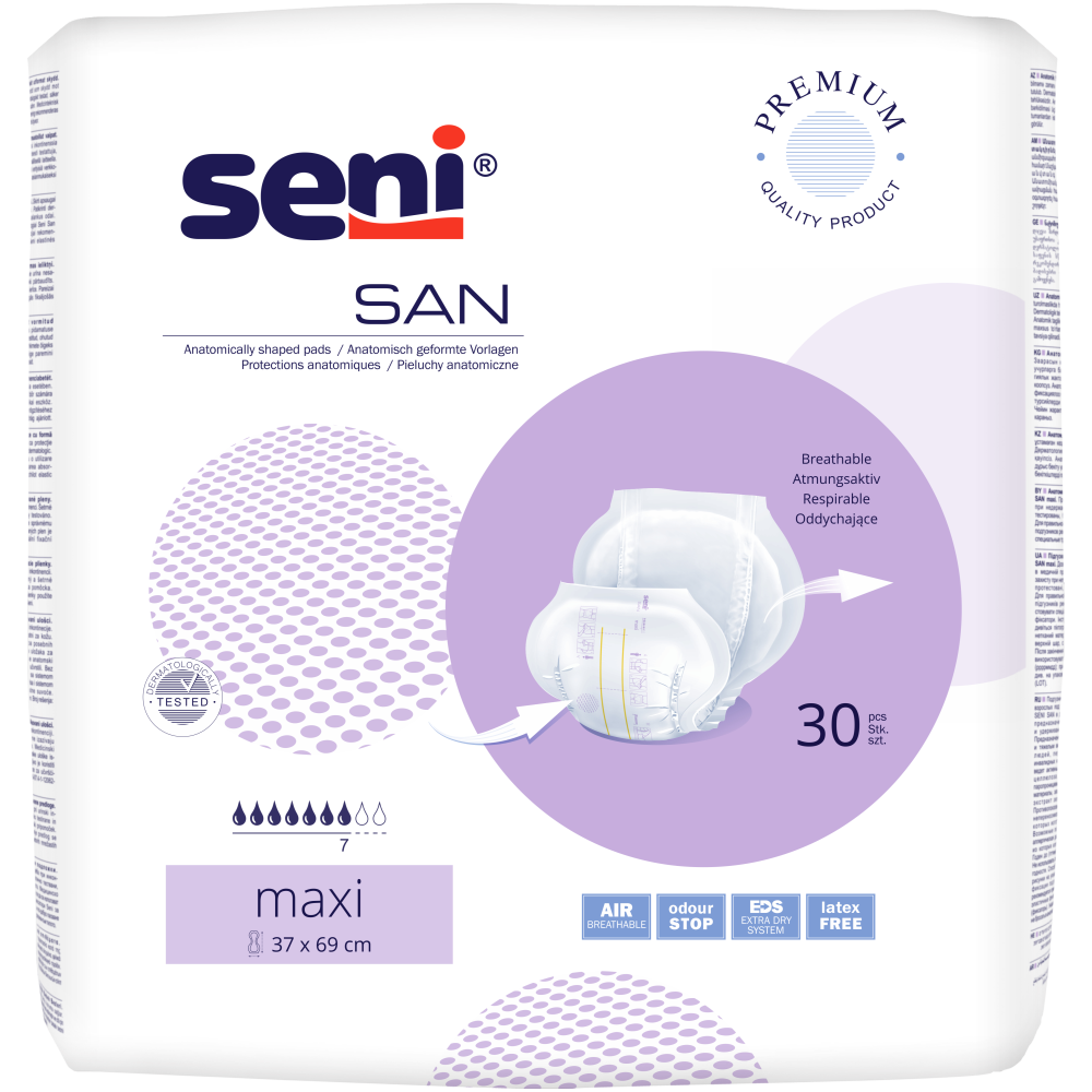 Seni San Inkontinenzvorlagen – 30 Stück