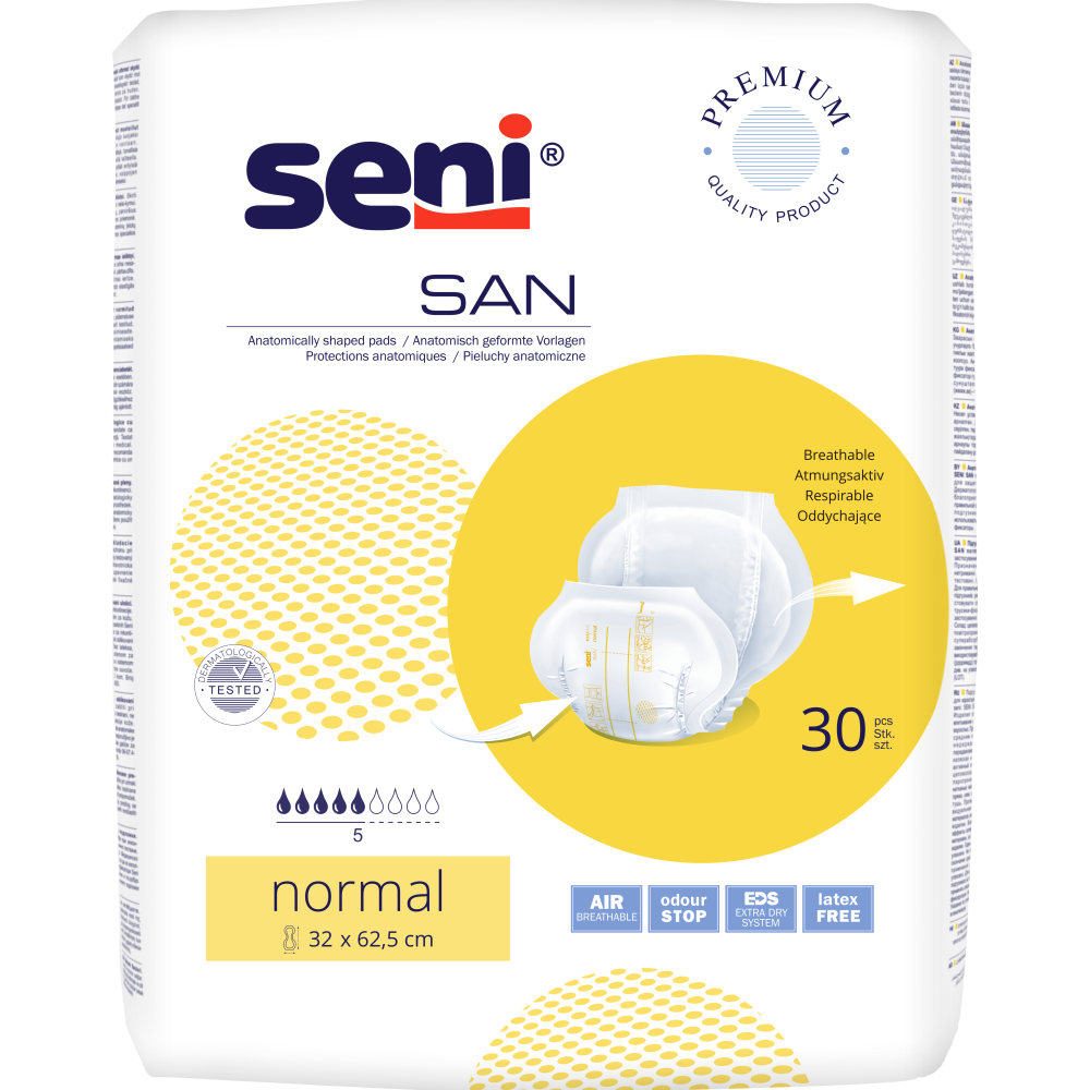 Seni San Inkontinenzvorlagen – 30 Stück