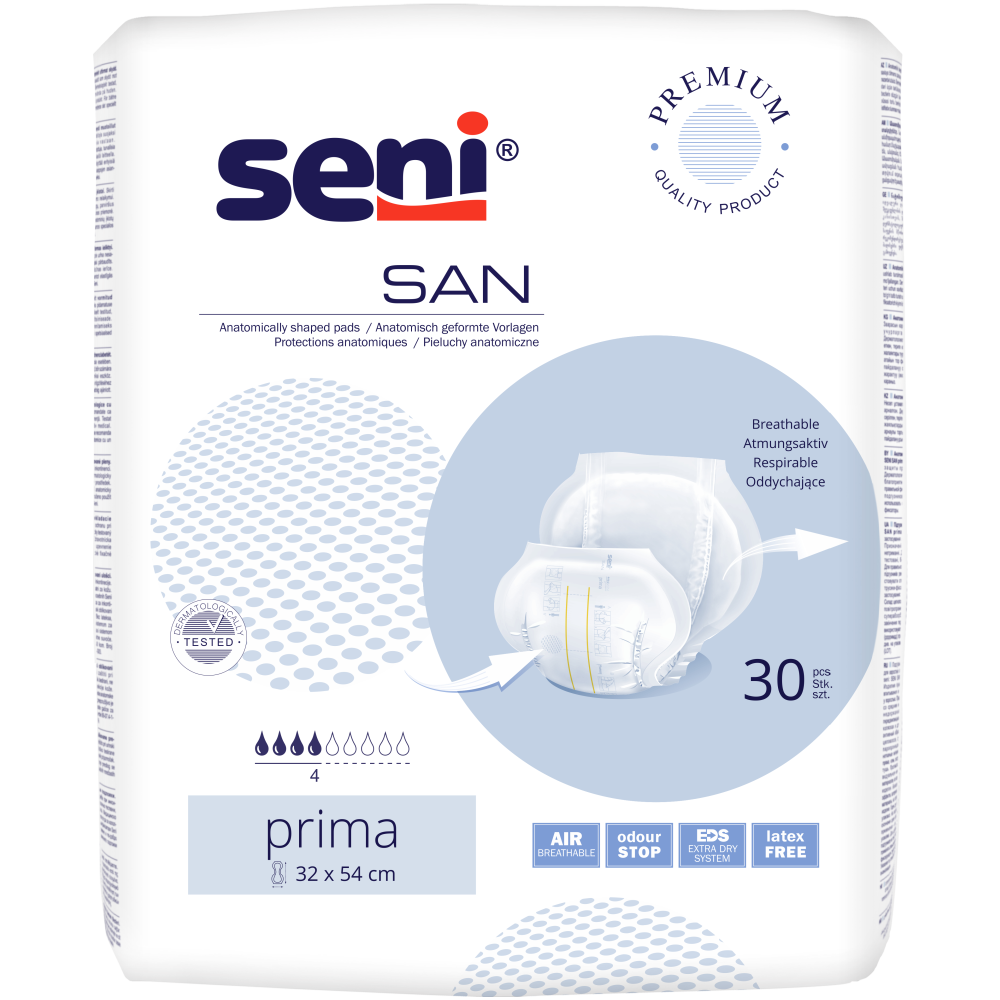 Seni San Inkontinenzvorlagen – 30 Stück