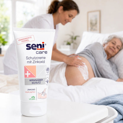 Seni Care Hautschutzcreme mit Zinkoxid parfümfrei 150 ml – 1 Tube