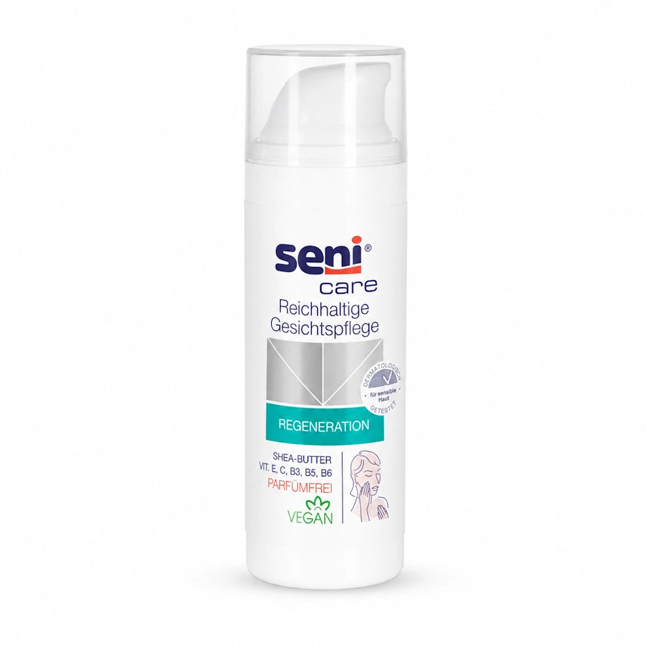 Seni Care Reichhaltige Gesichtspflege parfümfrei 50 ml – 1 Flasche