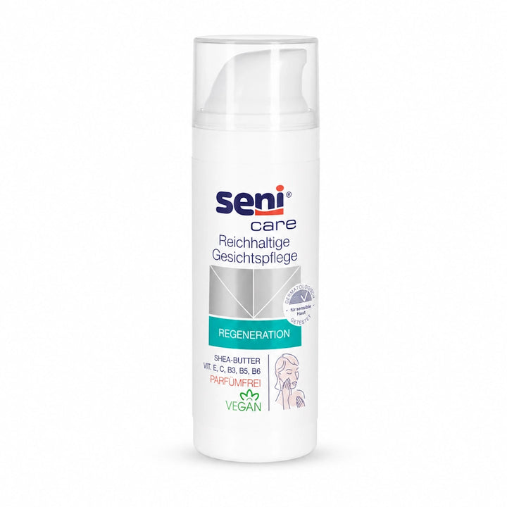 Seni Care Reichhaltige Gesichtspflege parfümfrei 50 ml – 1 Flasche