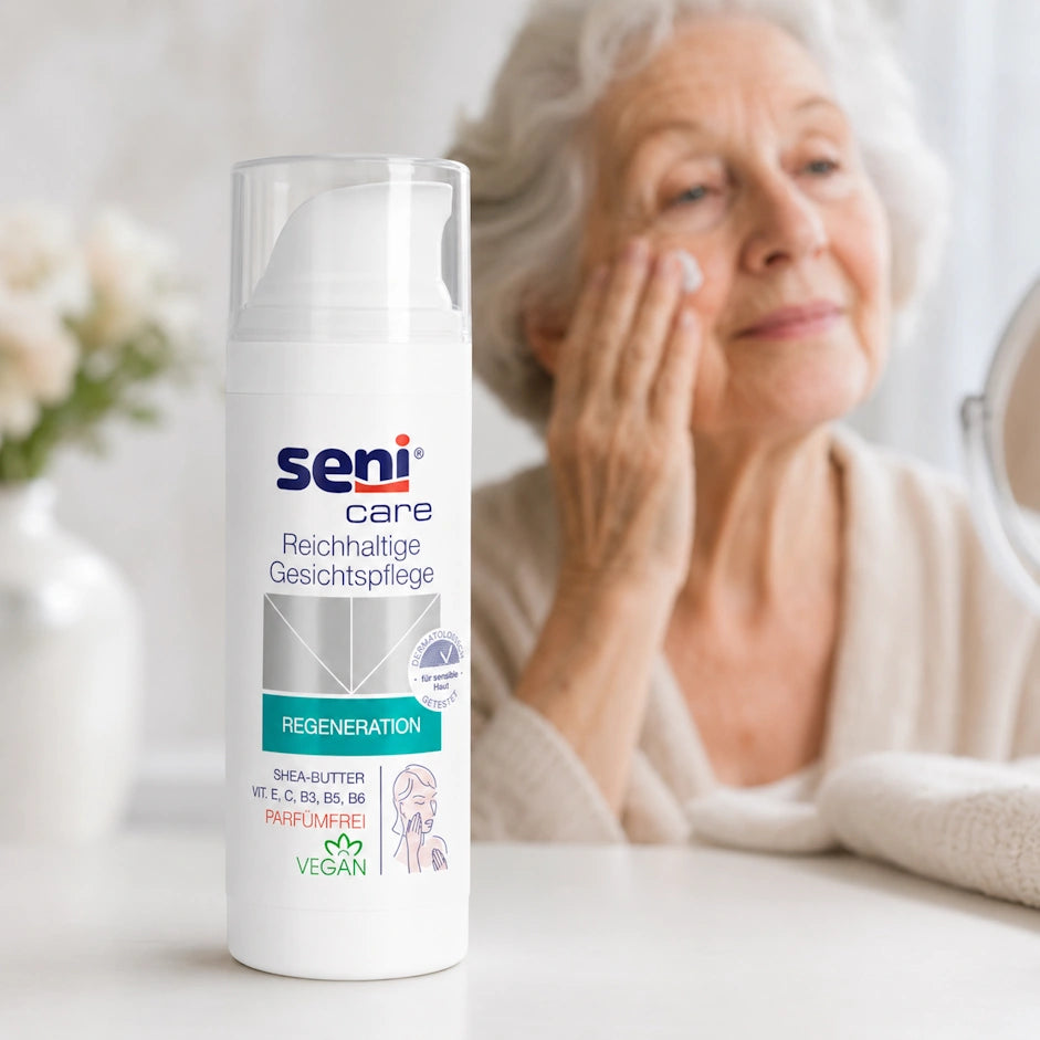 Seni Care Reichhaltige Gesichtspflege parfümfrei 50 ml – 1 Flasche