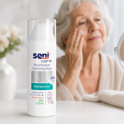 Seni Care Reichhaltige Gesichtspflege parfümfrei 50 ml – 1 Flasche