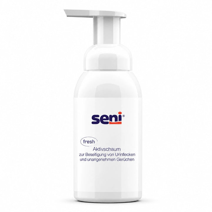 Seni Fresh Aktivschaum gegen Urinflecken und Gerüche – 300 ml Flasche