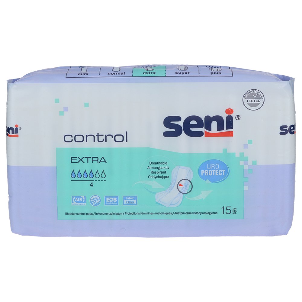 Seni Control Inkontinenzeinlagen – 15 Stück