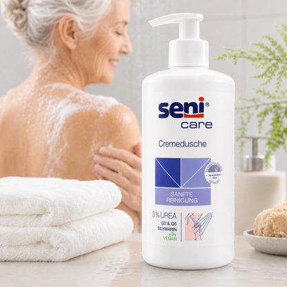 Seni Care Cremedusche mit 3% Urea 500 ml – 1 Flasche