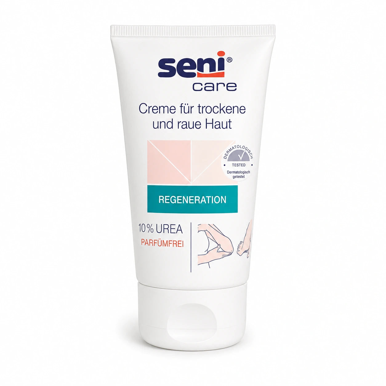 Seni Care Creme für trockene und raue Haut mit 10% Urea 100 ml – 1 Tube