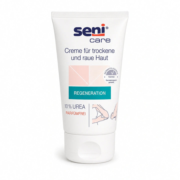 Seni Care Creme für trockene und raue Haut mit 10% Urea 100 ml – 1 Tube
