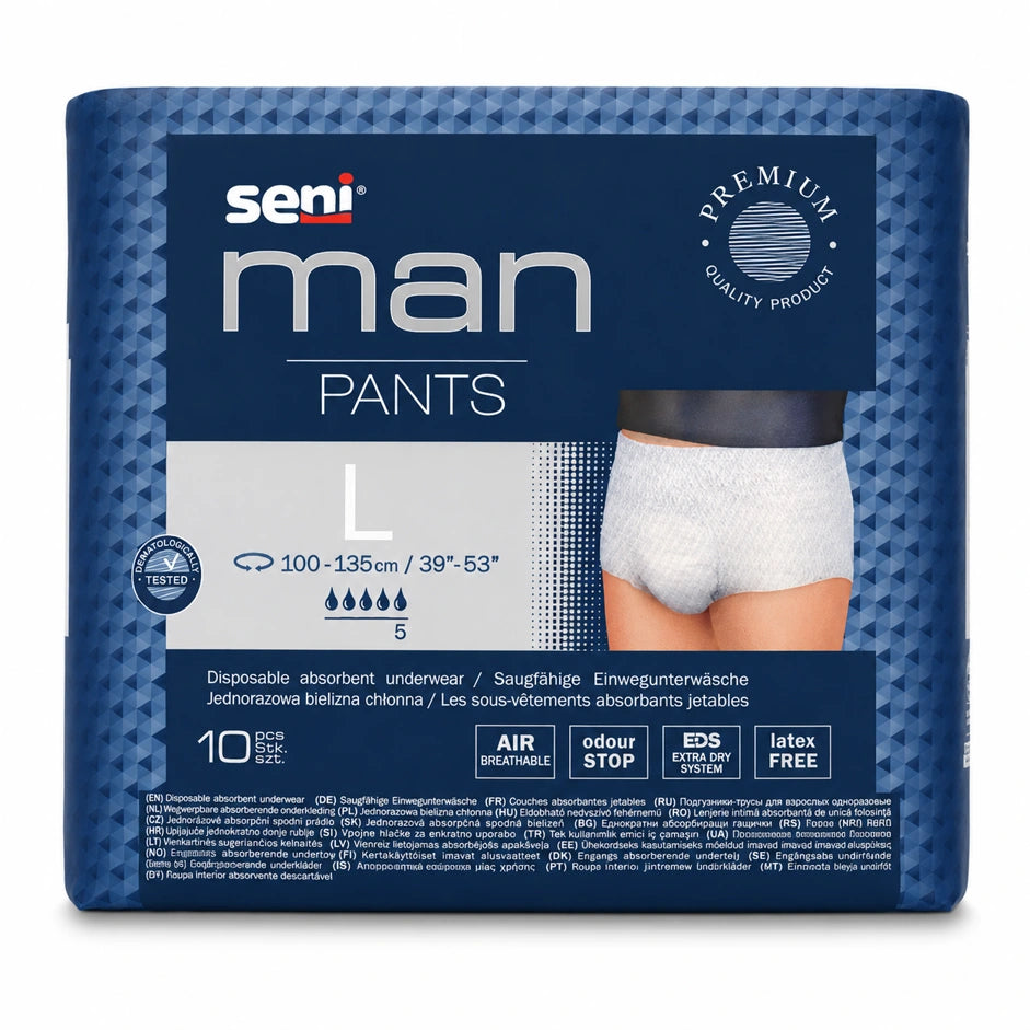 Seni Man Pants Inkontinenzhosen für Männer (10 Stück)