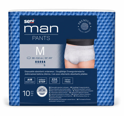 Seni Man Pants Inkontinenzhosen für Männer (10 Stück)