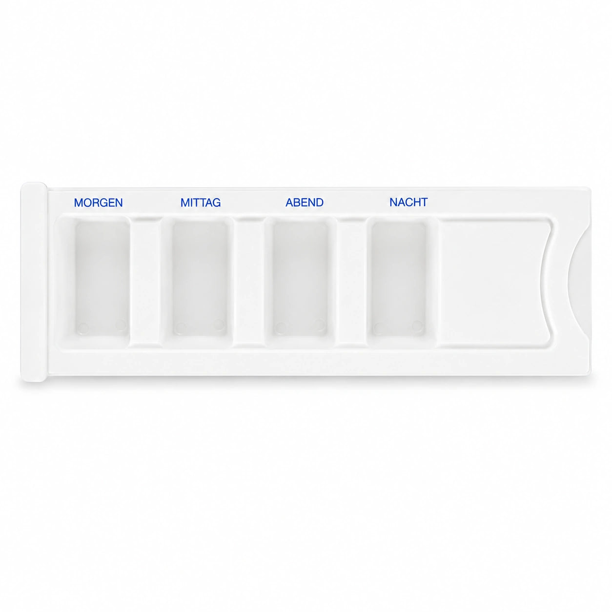 Meditrade Medikamentendispenser / Tablettenbox für 4 Tageszeiten – 1 Stück