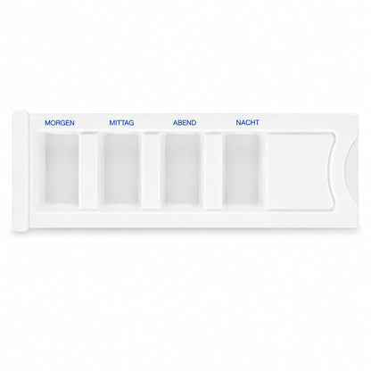 Meditrade Medikamentendispenser / Tablettenbox für 4 Tageszeiten – 1 Stück