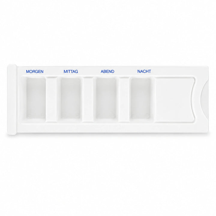 Meditrade Medikamentendispenser / Tablettenbox für 4 Tageszeiten – 1 Stück