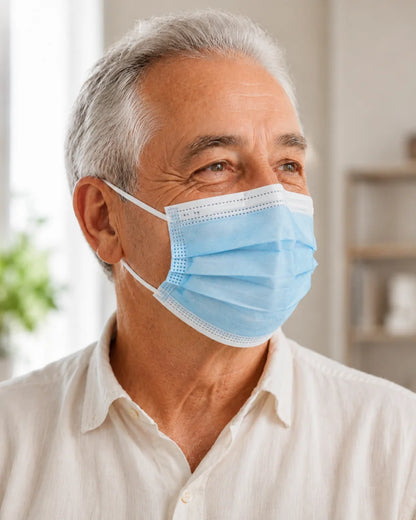 Meditrade Suavel Protec OP-Maske Typ II blau – 50 Stück