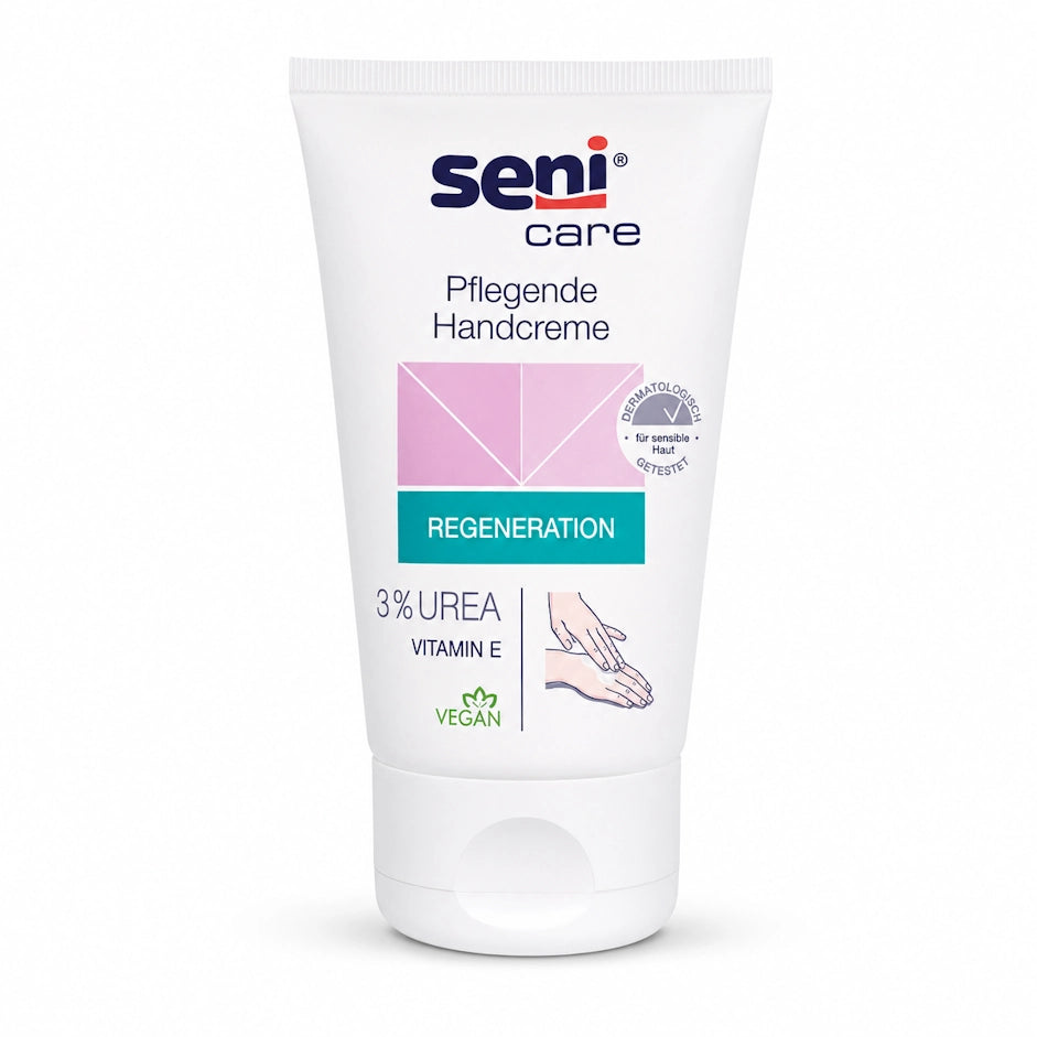 Seni Care Pflegende Handcreme mit 3% Urea 100 ml – 1 Tube