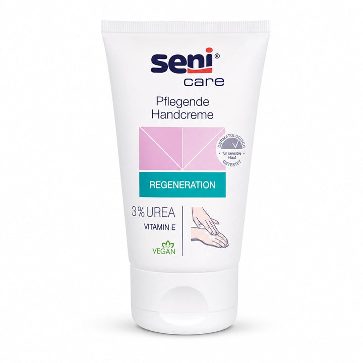 Seni Care Pflegende Handcreme mit 3% Urea 100 ml – 1 Tube