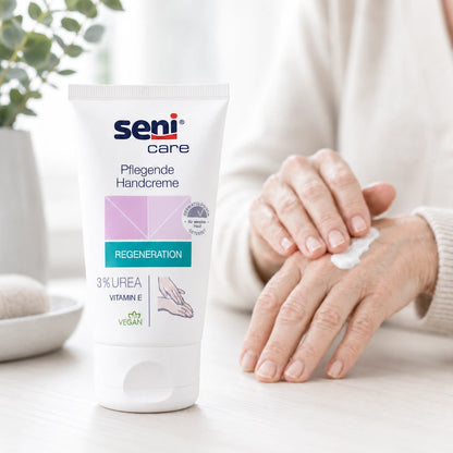 Seni Care Pflegende Handcreme mit 3% Urea 100 ml – 1 Tube