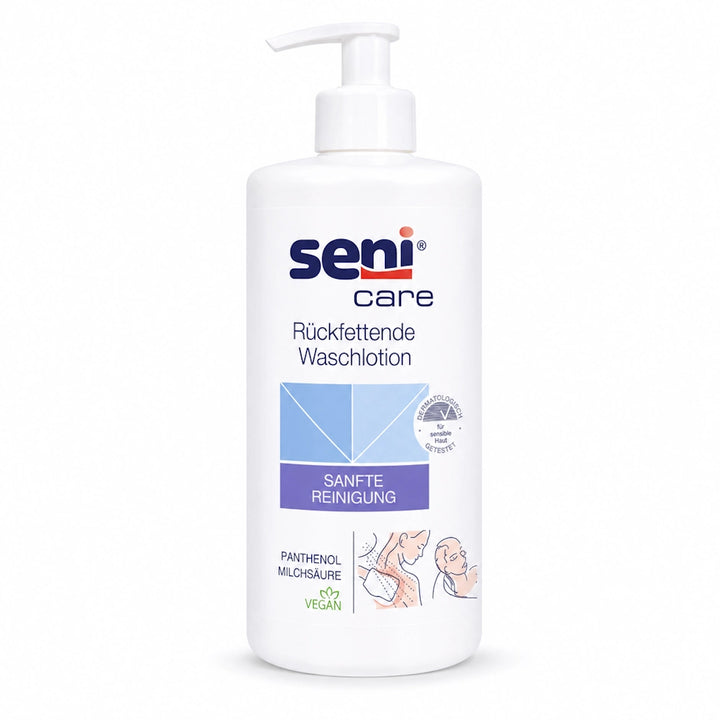 Seni Care Rückfettende Waschlotion 500 ml – 1 Flasche