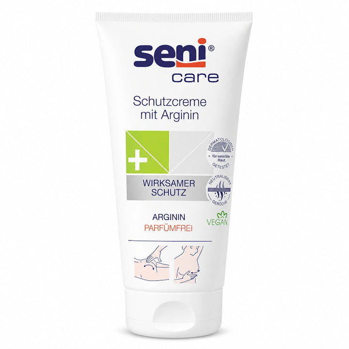Seni Care Hautschutzcreme mit Arginin parfümfrei 200 ml – 1 Tube