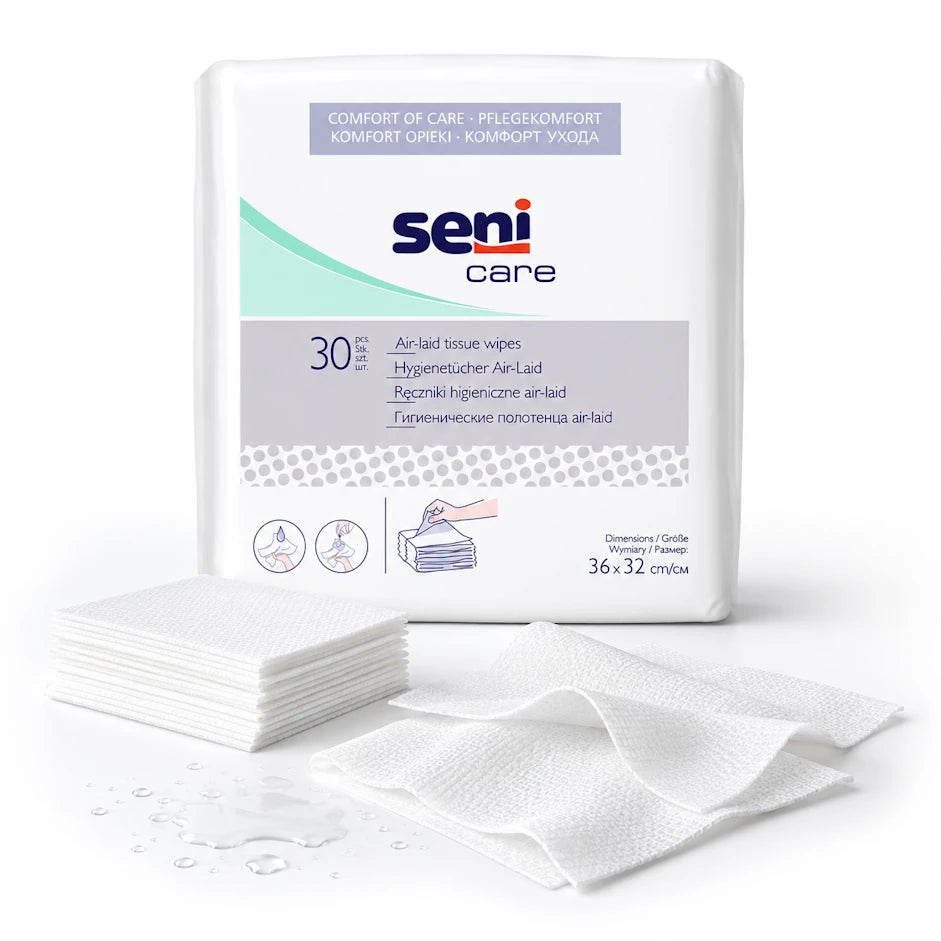 Seni Care Air-Laid Hygienetücher hoch saugfähig – 30 Stück