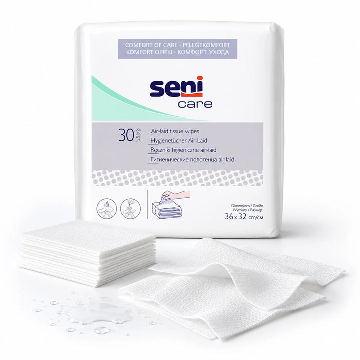 Seni Care Air-Laid Hygienetücher hoch saugfähig – 30 Stück