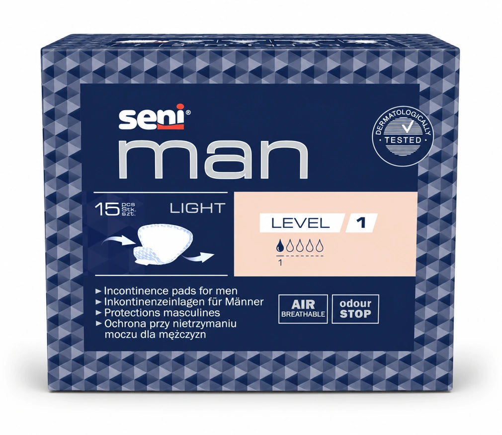 Seni Man Inkontinenzeinlagen für Männer (15 Stück)