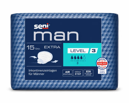 Seni Man Inkontinenzeinlagen für Männer (15 Stück)