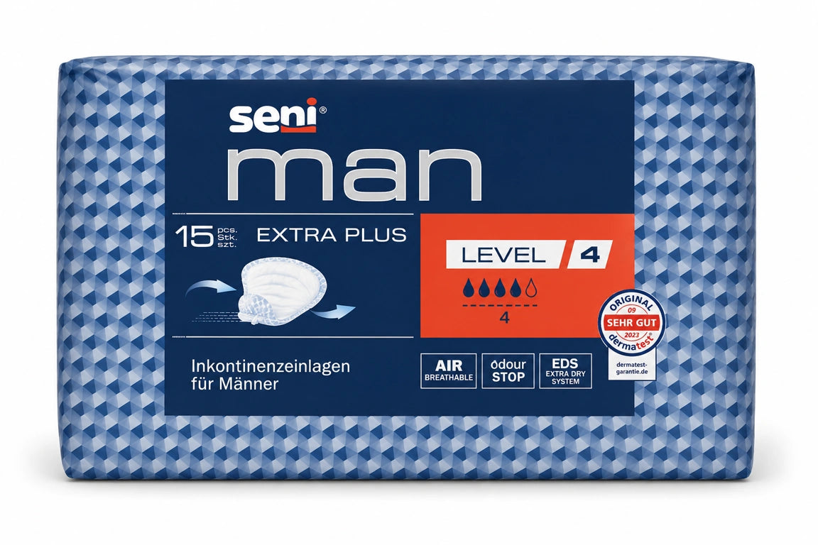 Seni Man Inkontinenzeinlagen für Männer (15 Stück)