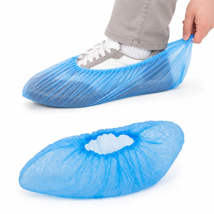 Meditrade PE-Überziehschuhe aus CPE (blau) – Einweg-Schuhcover